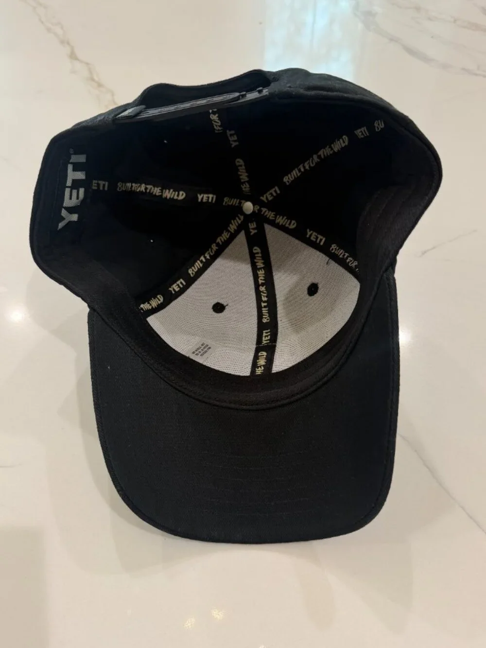 YETI Steer Patch Black Trucker Hat